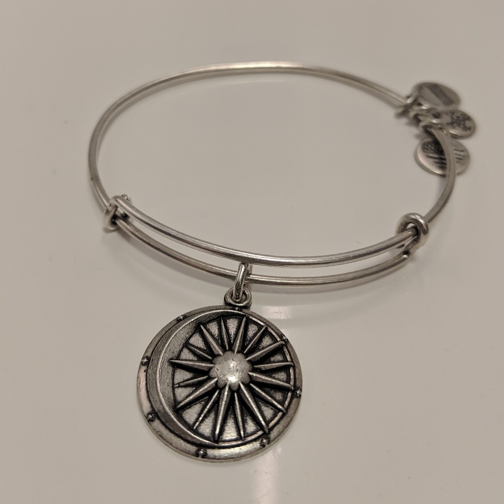 ALEX AND ANI Cosmic Balance Bangle - Silver